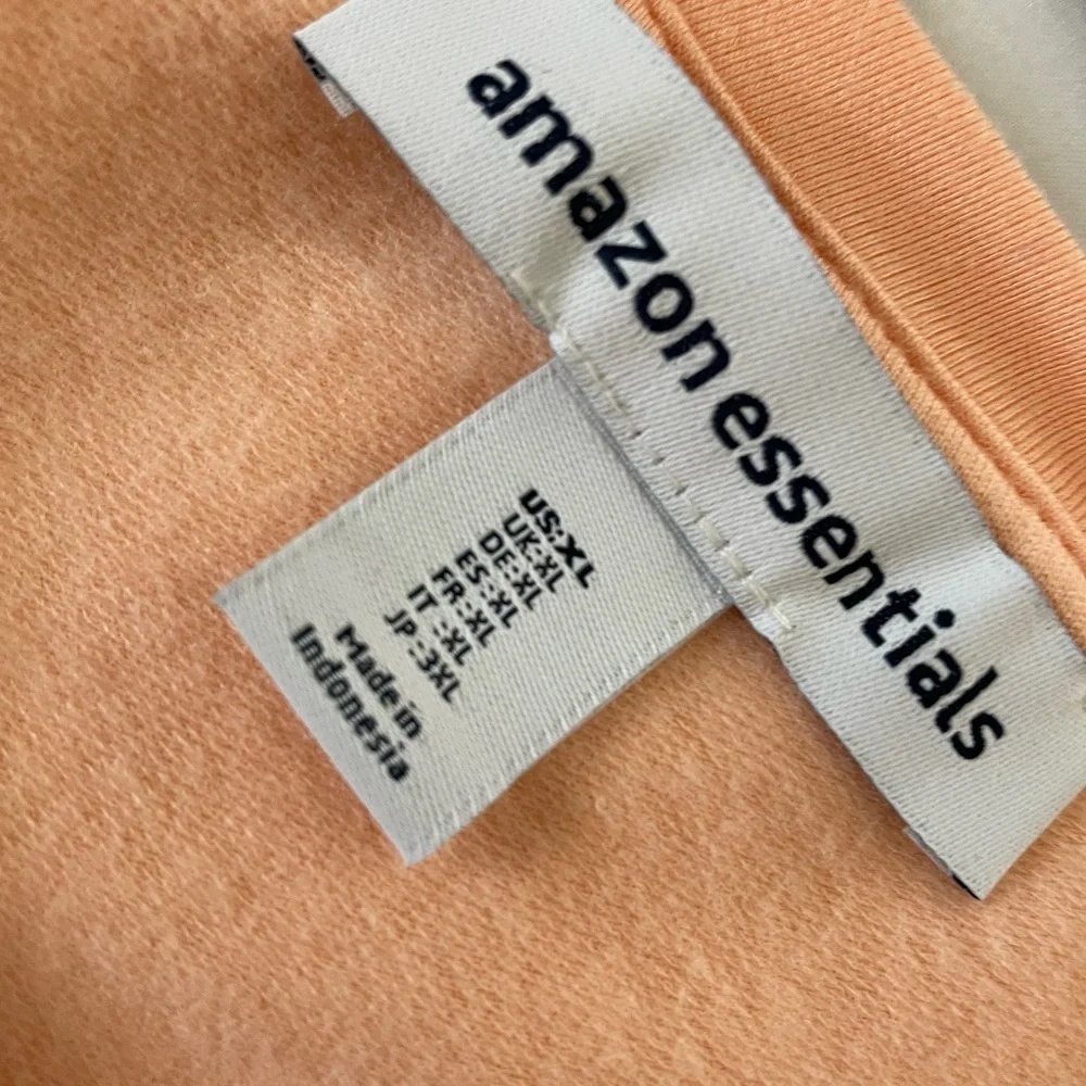 Amazon Essentials Orange V Neck Short Sleeve Romper XL - Picture 5 of 9